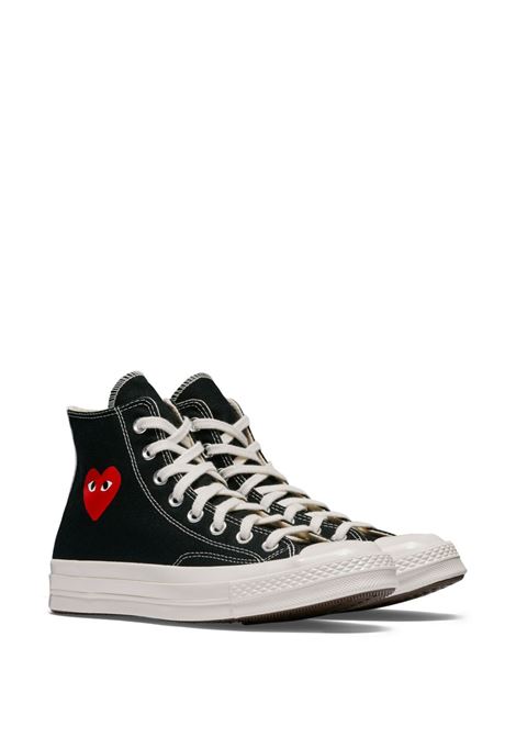 sneakers chuck 70 small heart hi unisex nere COMME DES GARÇONS PLAY X CONVERSE | AZ-K129-0011